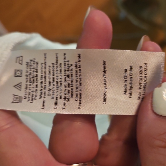 Halston Heritage White Pleated Long Sleeve Blouse - Picture 3 of 4